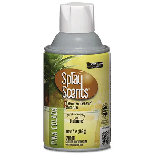 Sprayscents Metered Air Freshener Refill, Pina Colada, 7 Oz Aerosol, 12-Carton 1