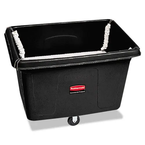 Spring Platform Truck, Rectangular, 500 Lb Capacity, Black 1