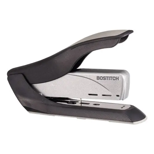 Spring-Powered Premium Heavy-Duty Stapler, 65-Sheet Capacity, Black-Silver 1