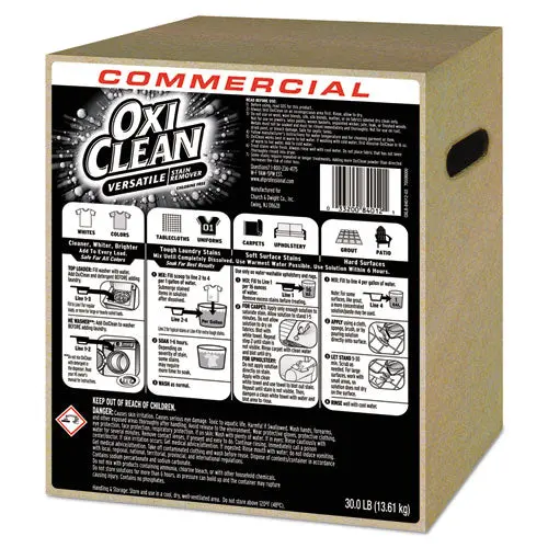 Stain Remover, Regular Scent, 30 Lb Box 1