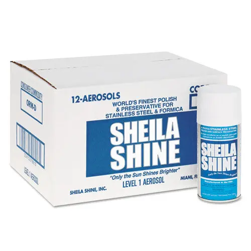 Stainless Steel Cleaner And Polish, 10 Oz Aerosol, 12-Carton 1