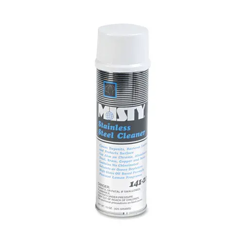 Stainless Steel Cleaner And Polish, Lemon Scent, 15 Oz Aerosol, 12-Carton 1