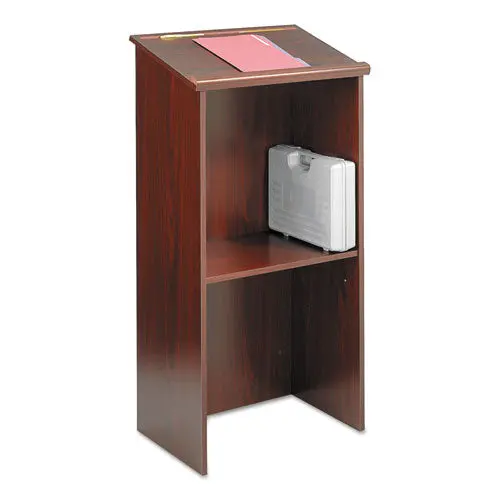 Stand-Up Lectern, 23W X 15.75D X 46H, Mahogany 1
