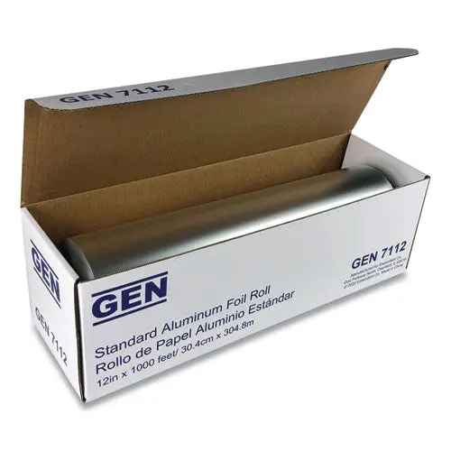 Standard Aluminum Foil Roll, 12" X 1,000 Ft 1