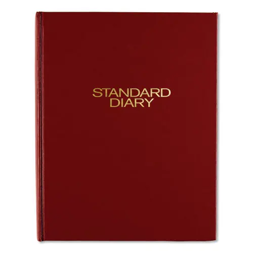 Standard Diary Daily Diary, Recycled, Red, 9.44 X 7.5, 2022 1
