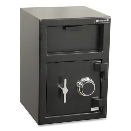 Steel Depository Safe With Combo Lock, 14 X 14.2 X 20, 1.06 Cu Ft, Black 1