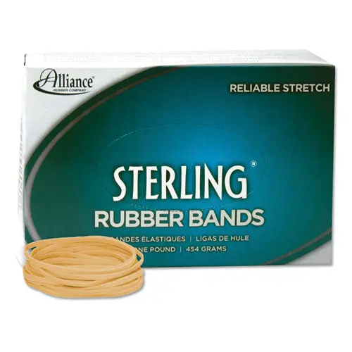 Sterling Rubber Bands, Size 33, 0.03" Gauge, Crepe, 1 Lb Box, 850-Box 1
