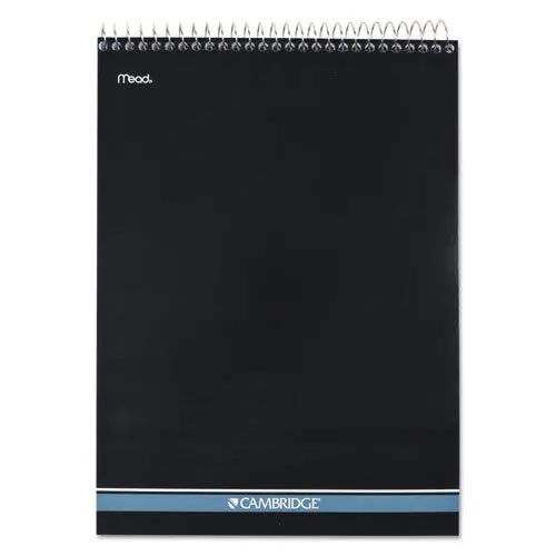 Stiff-Back Wire Bound Notebook, 1 Subject, Medium-College Rule, Navy Cover, 8.5 X 11.5, 70 Sheets 1