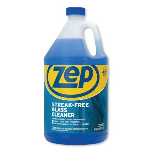 Streak-Free Glass Cleaner, Pleasant Scent, 1 Gal Bottle 1