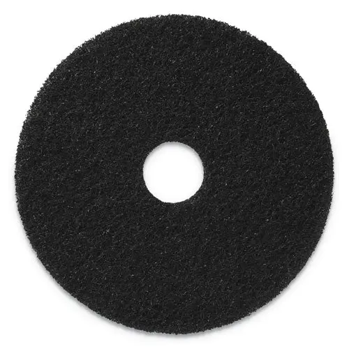 Stripping Pads, 14" Diameter, Black, 5-Ct 1