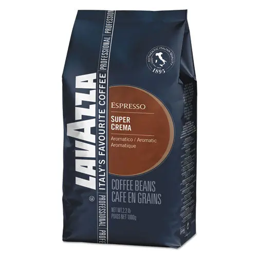 Super Crema Whole Bean Espresso Coffee, 2.2Lb Bag, Vacuum-Packed 1