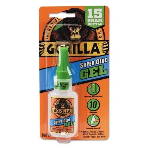 Super Glue Gel, 0.53 Oz, Dries Clear 1