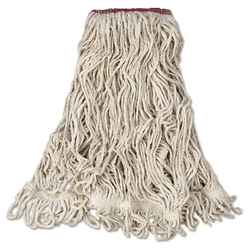 Super Stitch Blend Mop Head, Large, Cotton-Synthetic, White, 6-Carton 1