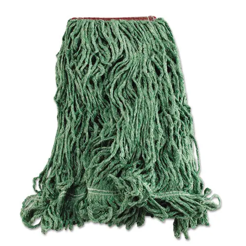 Super Stitch Blend Mop Heads, Cotton-Synthetic, Green, Large 1