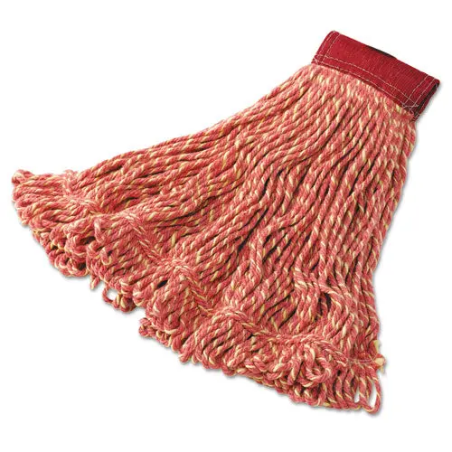 Super Stitch Blend Mop Heads, Cotton-Synthetic, Red, Large 1