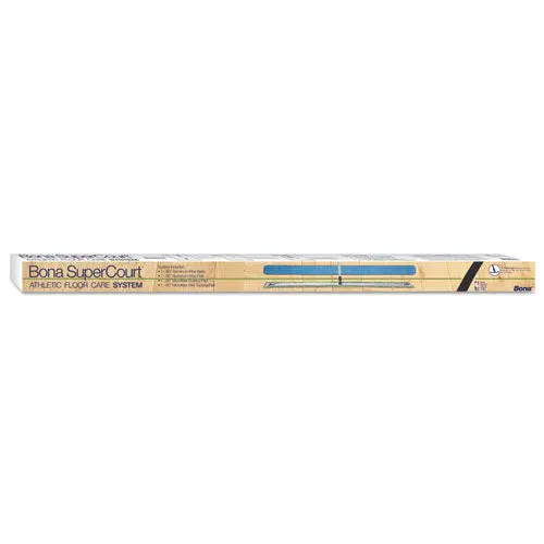 Supercourt Athletic Floor Care System, 60"Microfiber Head, 66"Handle, Alum-Blue 1