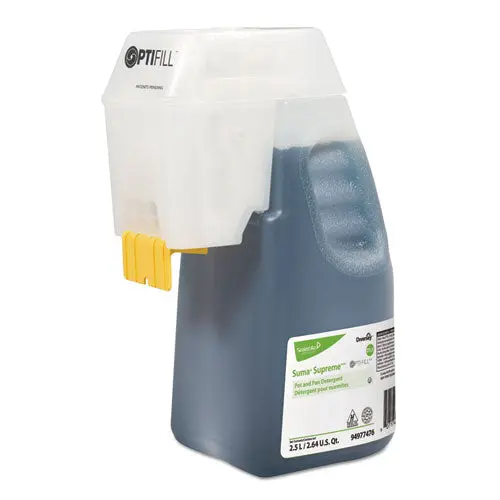 Supreme Concentrated Pot And Pan Detergent, Floral, 2.6Qt Optifill System Refill 1
