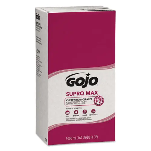 Supro Max Hand Cleaner, Cherry, 5,000 Ml Refill, 2-Carton 1