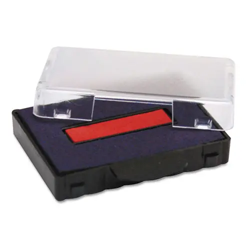T5440 Dater Replacement Ink Pad, 1 1-8 X 2, Blue-Red 1