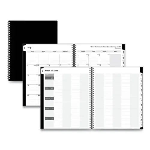 Teacher Academic Year Weekly-Monthly Lesson Planner, 11 X 8.5, Black, 2021-2022 1
