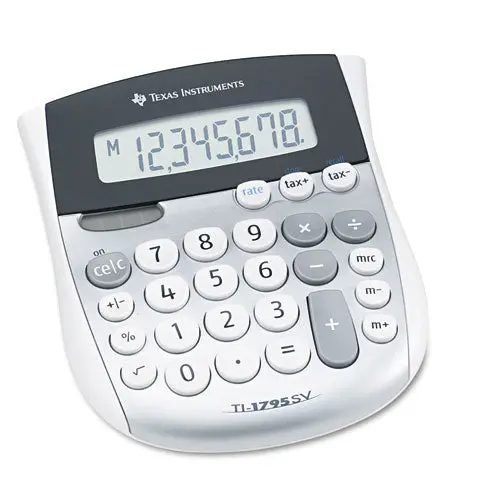 Ti-1795Sv Minidesk Calculator, 8-Digit Lcd 1