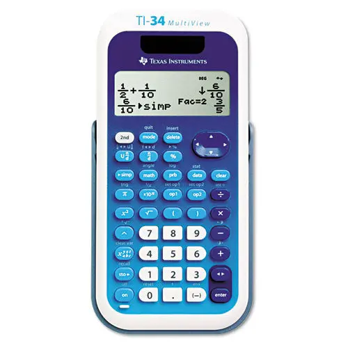 Ti-34 Multiview Scientific Calculator, 16-Digit Lcd 1
