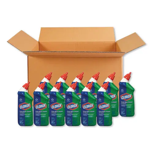 Toilet Bowl Cleaner With Bleach, Fresh Scent, 24 Oz Bottle, 12-Carton 1