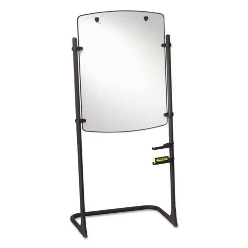 Total Erase Presentation Dry Erase Easel, 31 X 41, White, Black Steel Frame 1