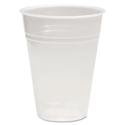 Translucent Plastic Cold Cups, 9Oz, Polypropylene, 100-Pack 1