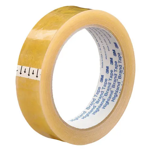 Transparent Tape, 3" Core, 1" X 72 Yds, Clear 1