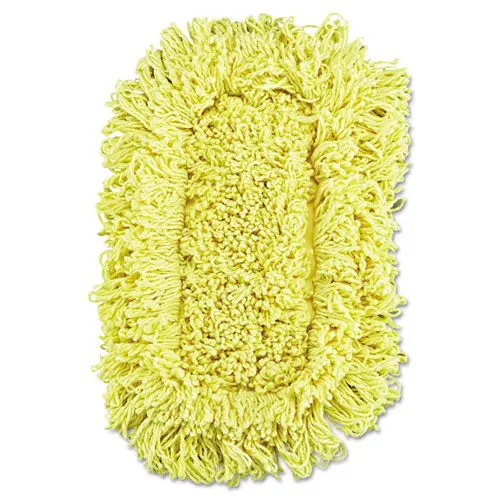Trapper Looped-End Dust Mop Head, 12 X 5, Yellow, 12-Carton 1
