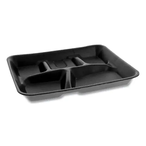 Tray,Sch Lunch,5Cmp,Bk 1