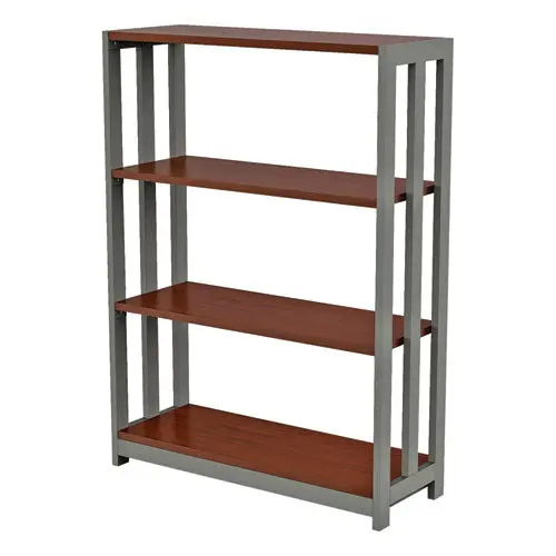 Trento Line Bookcase, 31 1-2W X 11 1-2D X 43 1-4H, Cherry 1