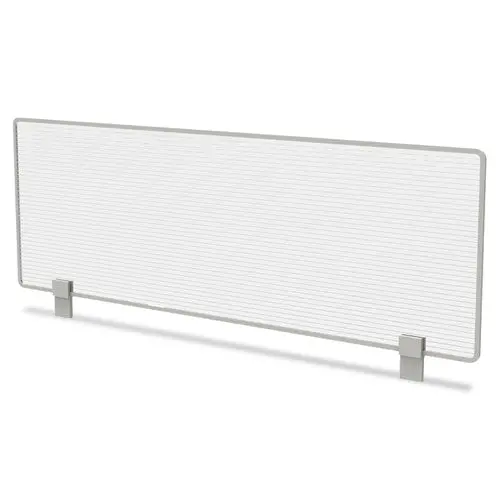 Trento Line Dividing Panel, Polycarbonate, 47.13W X 1.75D X 15.5H, Translucent 1
