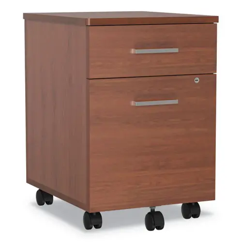 Trento Line Mobile Pedestal File, 16.5W X 19.75D X 23.63H, Cherry 1