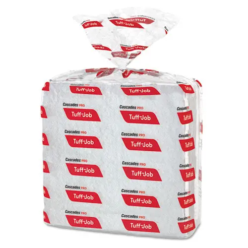 Tuff-Job S400 Drc Wipers, Medium, 12 X 13, White, 60-Pack, 18 Pack-Carton 1