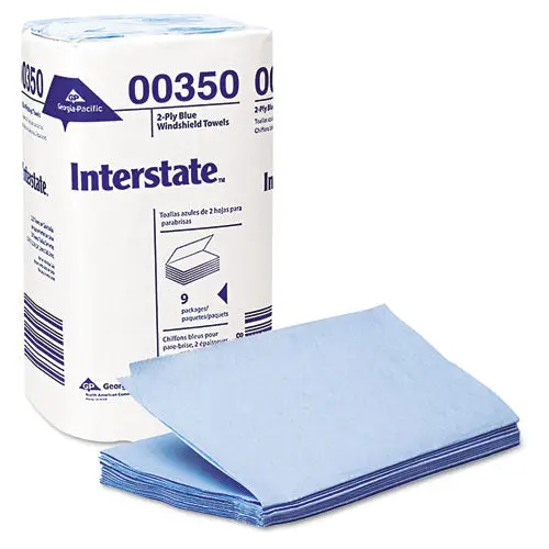 Two-Ply Singlefold Auto Care Wipers, 9 1-2 X 10 1-2, 250-Pack, 9 Packs-Carton 1