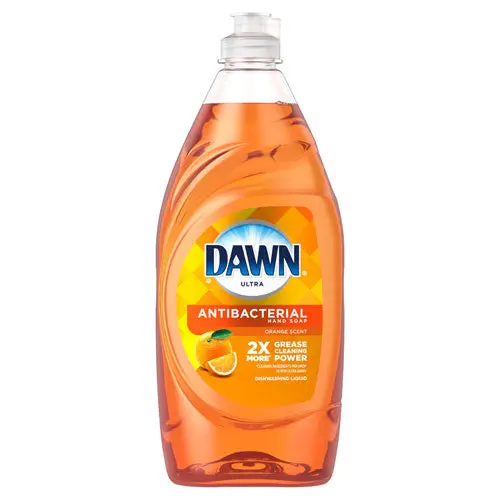 Ultra Antibacterial Dishwashing Liquid, Orange Scent, 28 Oz Bottle 1