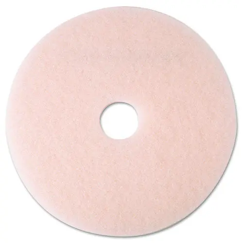 Ultra High-Speed Eraser Floor Burnishing Pad 3600, 19" Diameter, Pink, 5-Carton 1