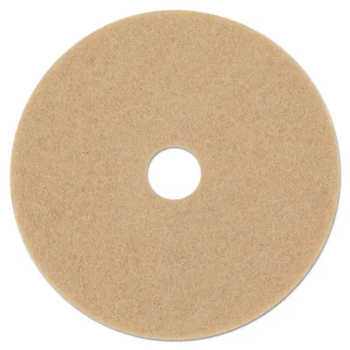 Ultra High-Speed Floor Burnishing Pads 3400, 20" Diameter, Tan, 5-Carton 1