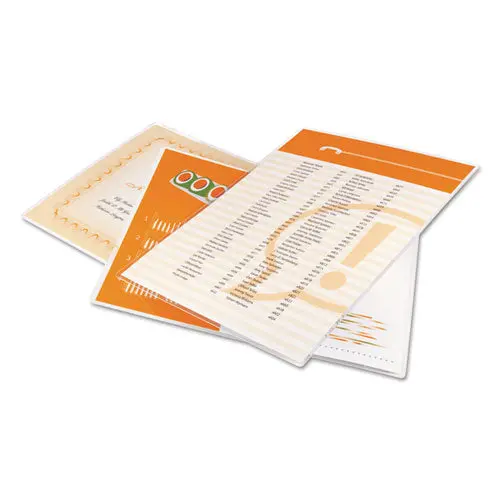 Ultraclear Thermal Laminating Pouches, 3 Mil, 9" X 11.5", Gloss Clear, 100-Pack 1