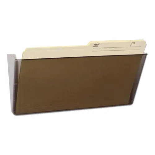 Unbreakable Magnetic Wall File, Letter-Legal, 16 X 7, Single Pocket, Smoke 1