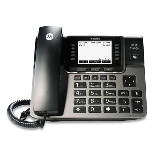 Unison 1–4 Line Corded-Cordless System, Corded Base Station 1