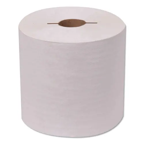Universal Hand Towel Roll, Notched, 8" X 425Ft, Natural, 12 Rolls-Carton 1