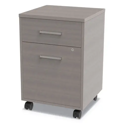 Urban Mobile File Pedestal, 16W X 15.25D X 23.75H, Ash 1