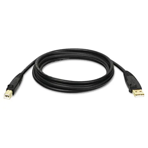 Usb 2.0 A-B Cable (M-M), 15 Ft., Black 1