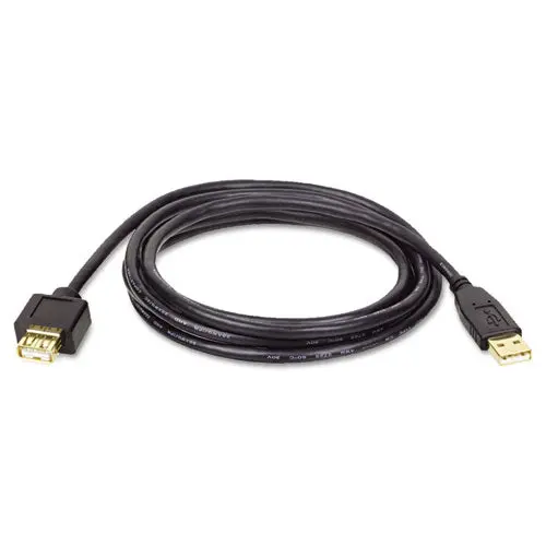 Usb 2.0 A Extension Cable (M-F), 10 Ft., Black 1