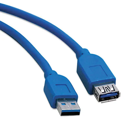 Usb 3.0 Superspeed Extension Cable (A-A M-F), 10 Ft., Blue 1