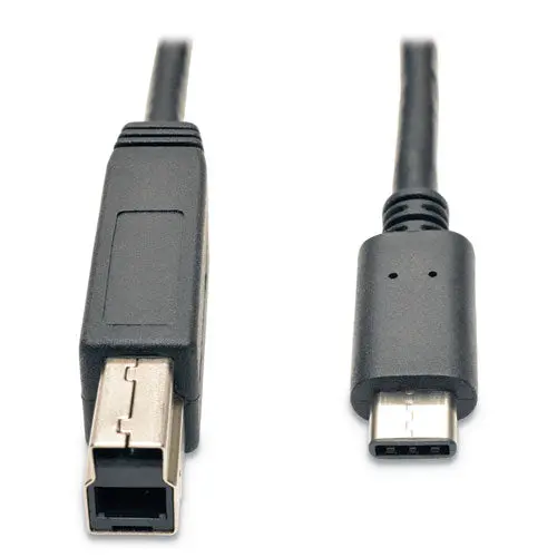 Usb 3.1 Gen 1 (5 Gbps) Cable, Usb Type-C (Usb-C) To Usb 3.0 Type-B (M-M), 3 Ft. 1
