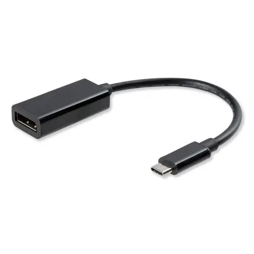 Usb Type-C To Display Port Adapter, Display Port 4K; Usb-C 1
